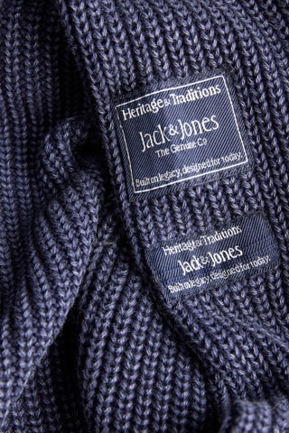 Pull en coton biologique - Bleu marine
