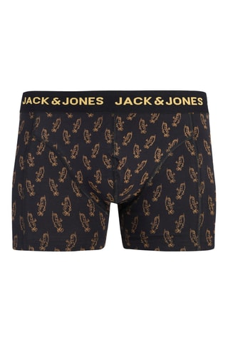 3 boxers en coton biologique - Noir et bleu marine