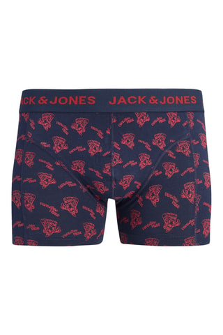 3 boxers en coton biologique - Noir et bleu marine