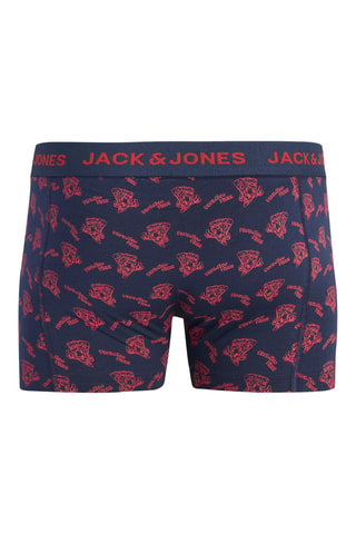 3 boxers en coton biologique - Noir et bleu marine