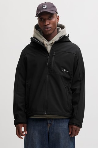 Veste Softshell à capuche - Noir