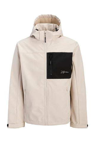Veste Softshell à capuche - Beige