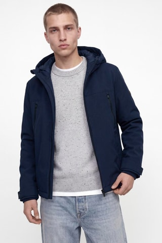 Veste à capuche - Bleu foncé