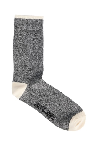 3 paires de chaussettes - Noir et gris foncé chiné