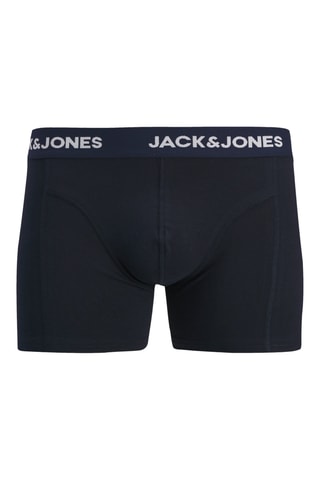 3 boxers en coton biologique - Bleu marine