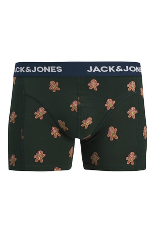 3 boxers en coton biologique - Bleu marine