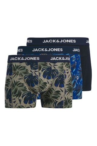 3 boxers en coton biologique - Kaki