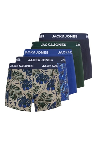 5 boxers en coton biologique - Kaki