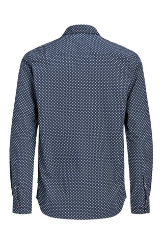 Chemise en coton biologique - Bleu marine