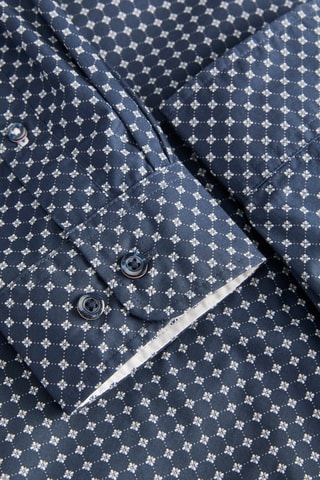 Chemise en coton biologique - Bleu marine