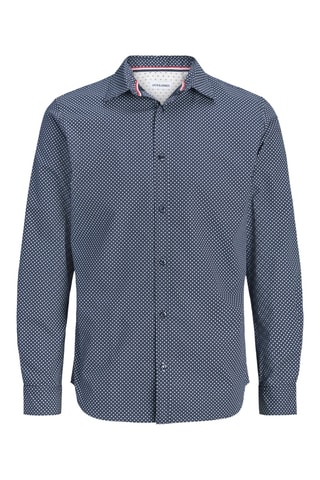 Chemise en coton biologique - Bleu foncé