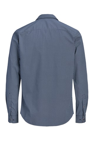 Chemise en coton biologique - Bleu foncé