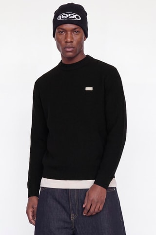 Pull en coton biologique - Noir