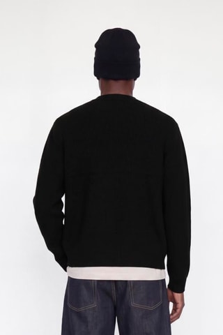 Pull en coton biologique - Noir