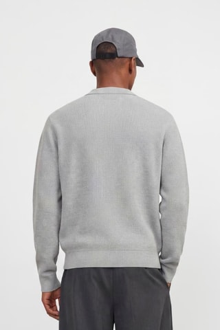 Pull en coton biologique - Gris