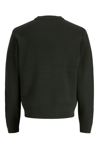 Pull en coton biologique - Vert foncé