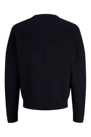 Pull en coton biologique - Bleu marine