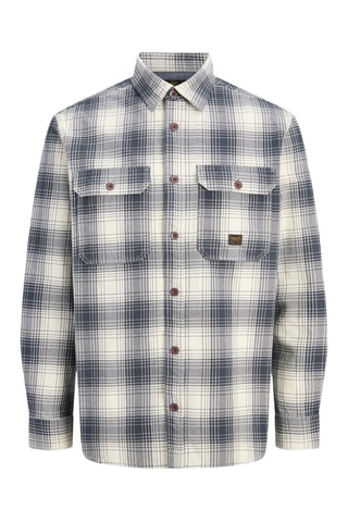 Chemise en coton biologique - Bleu marine