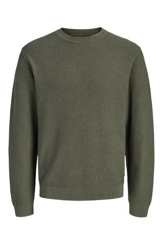 Pull en coton biologique - Vert foncé