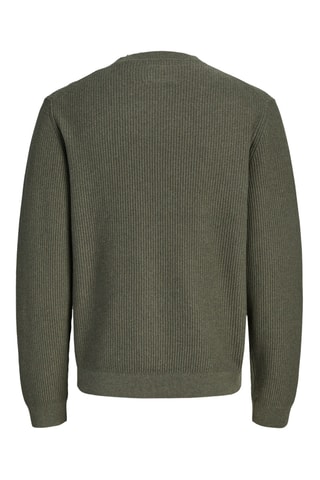 Pull en coton biologique - Vert foncé