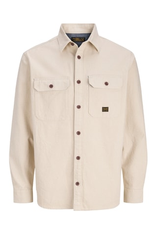 Surchemise en coton biologique - Taupe