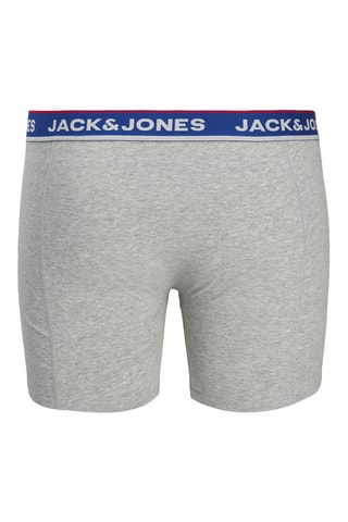 3 boxers en coton biologique - Bleu marine