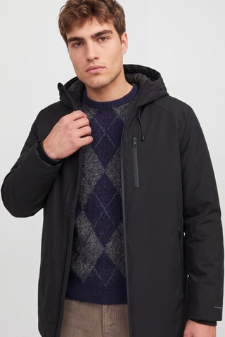 Parka à capuche - Noir