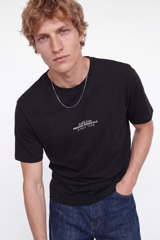T-shirt en coton biologique - Noir