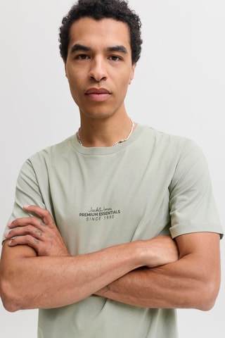 T-shirt en coton biologique - Vert d’eau