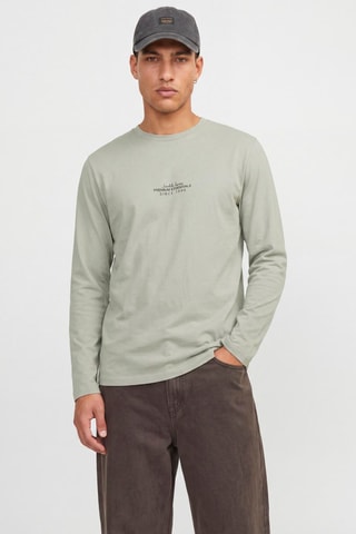 T-shirt en coton biologique - Vert d’eau
