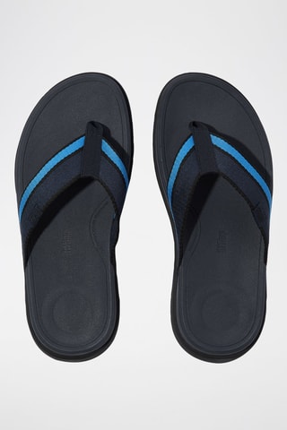 Tongs plateformes Microwobbleboard - Noir