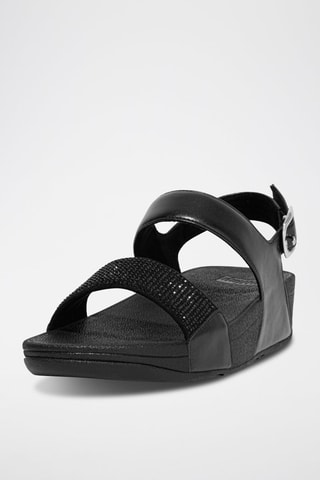 Sandales compensées Lulu - Noir