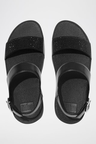 Sandales compensées Lulu - Noir