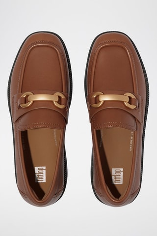 Mocassins plateformes en cuir Microwobbleboard - Marron