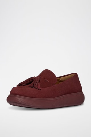 Mocassins en nubuck Iqushion - Bordeaux