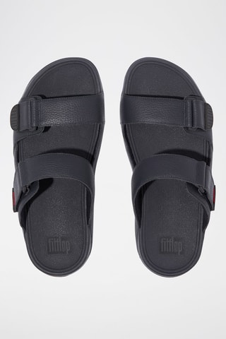 Mules en cuir Microwobbleboard - Bleu nuit