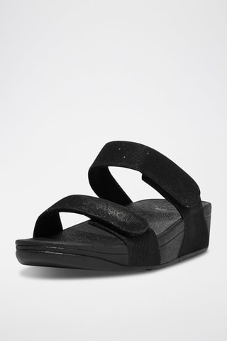 Mules compensées Microwobbleboard - Noir