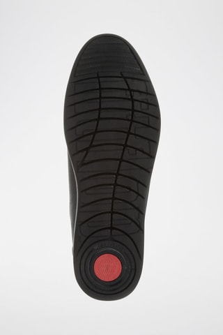 Slip-on en cuir Rally Elasteic Tumbled-Leather - Noir