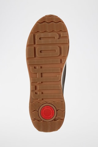 Baskets plateformes en cuir Microwobbleboard - Gris