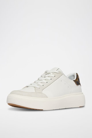 Baskets plateformes en cuir Anatomicush - Blanc