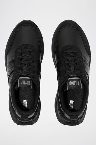 Baskets en cuir Microwobbleboard - Noir