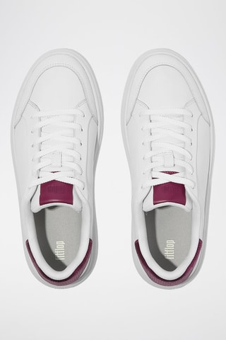 Baskets plateformes en cuir Anatomicush - Blanc