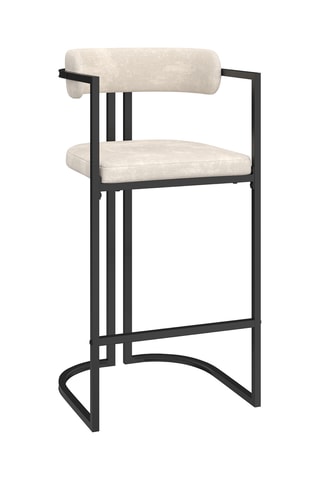 4 tabourets de bar Rudy - 48 x 100 x 47 cm
