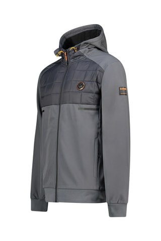 Blouson à capuche Badideoral - Gris foncé