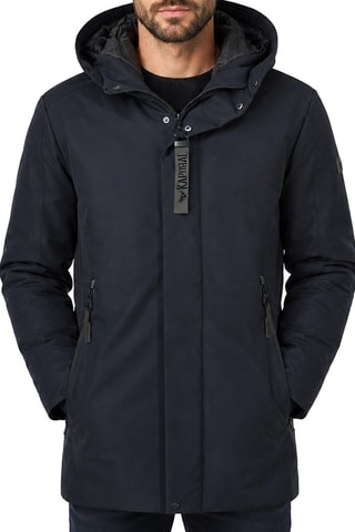 Parka à capuche Bagageoral - Bleu marine