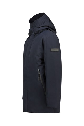 Parka à capuche Bagageoral - Bleu marine