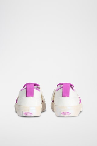 Slip-on - Blanco y violeta