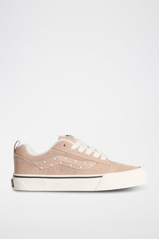Baskets en nubuck Knu Skool - Taupe