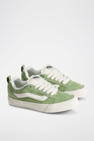 Zapatillas de piel Knu Skool - Verde oliva