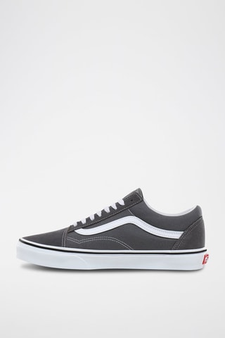 Zapatillas de piel Old Skool - Antracita 